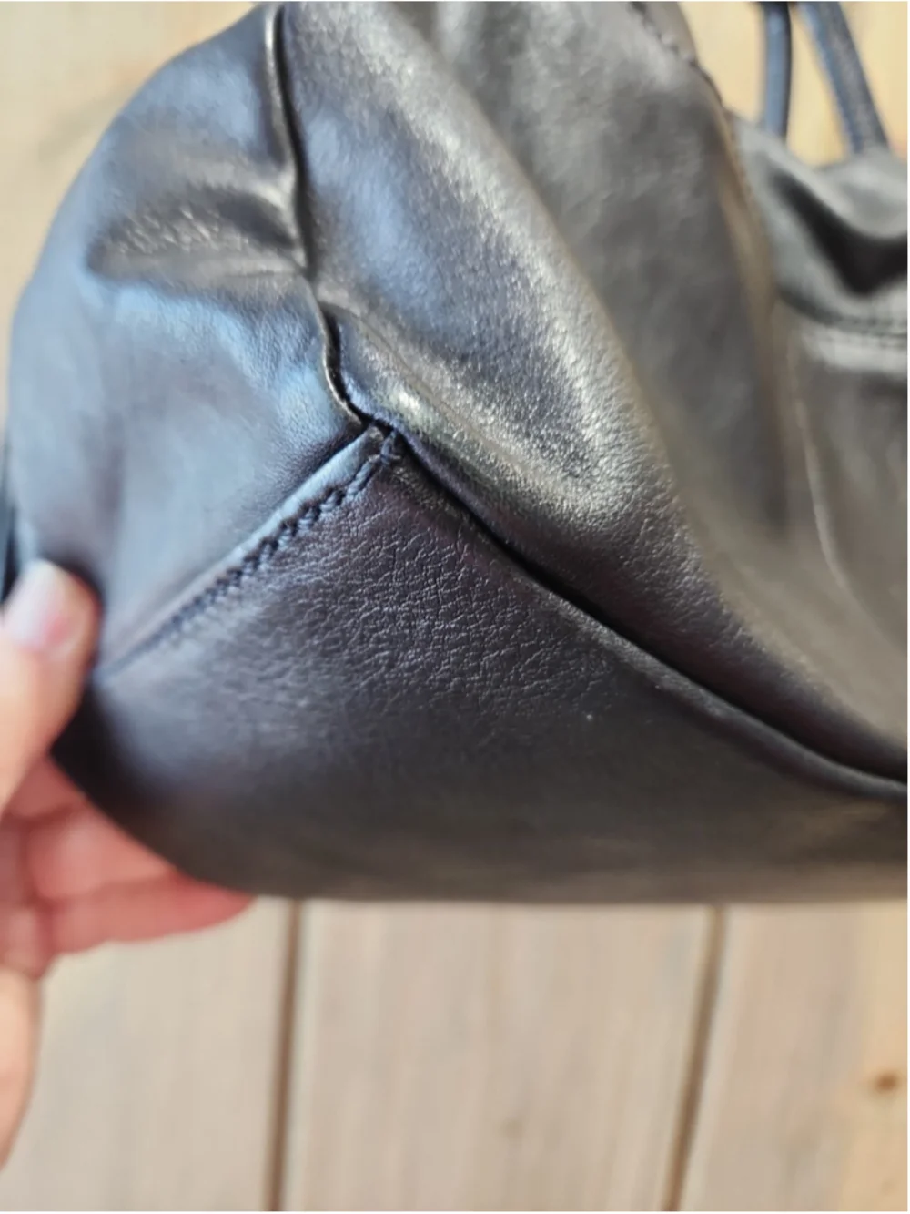 Hobo Darling Crossbody Satchel Black Leather Top Handle Crossbody Bag,EUC